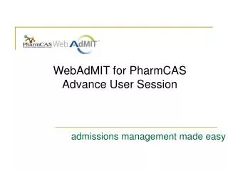admissions management made easy