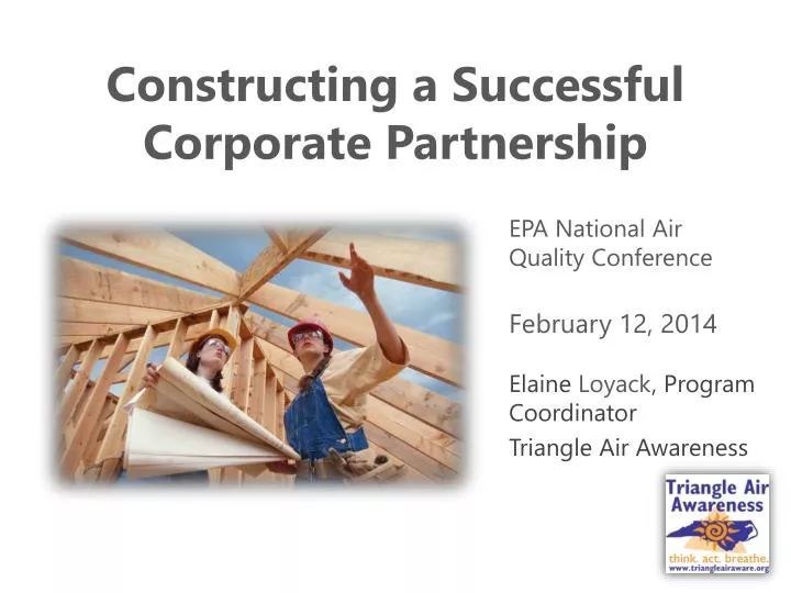 constructing a successful corporate partnership