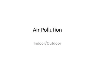 Air Pollution