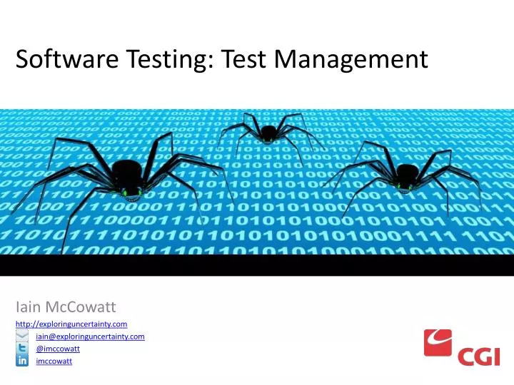 software testing test management