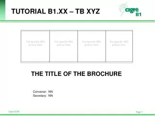 the title of the brochure