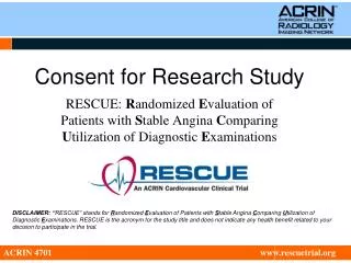 Consent for Research Study