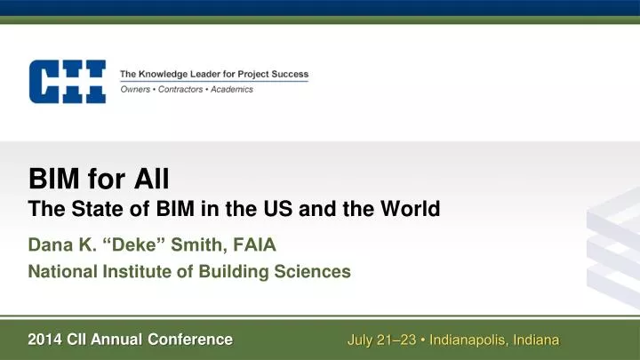 bim for all the state of bim in the us and the world