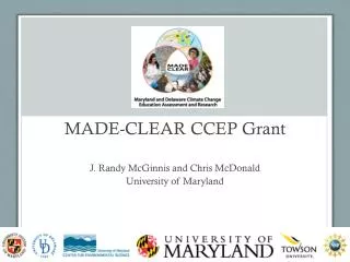 MADE-CLEAR CCEP Grant