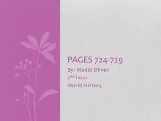 Pages 724-729