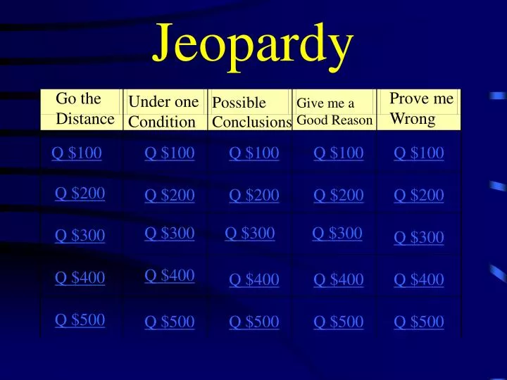 jeopardy