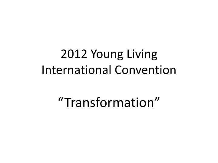 2012 young living international convention