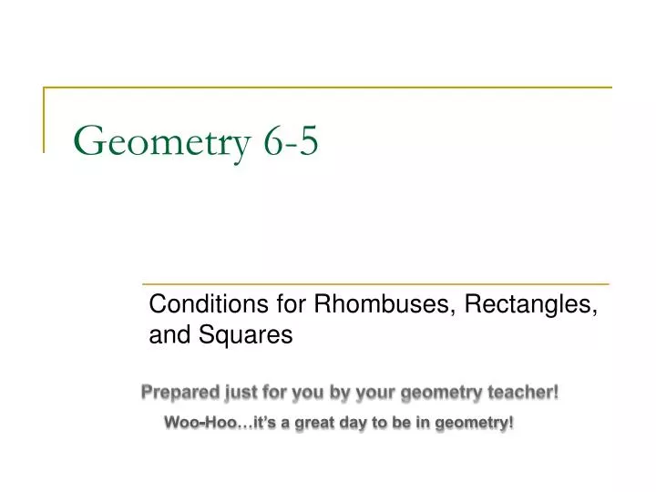 6 5 1 discussion problem solving with geometry