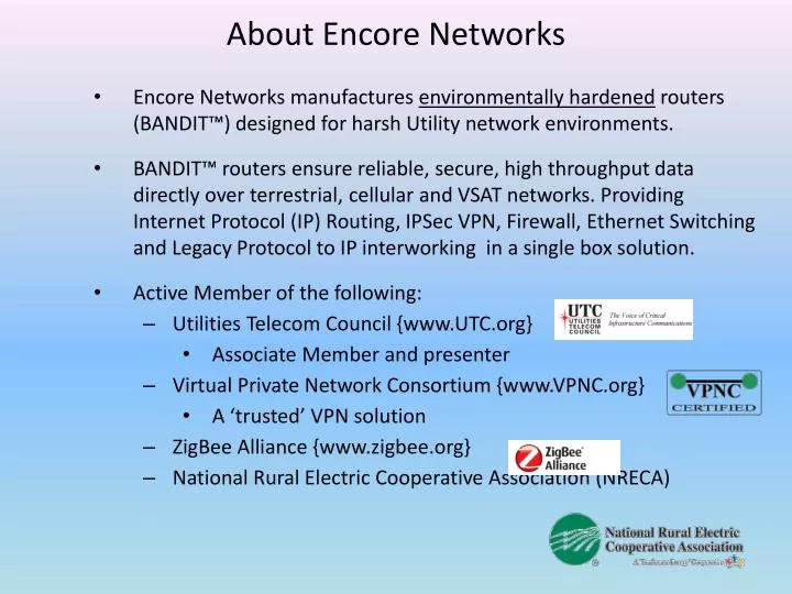 about encore networks