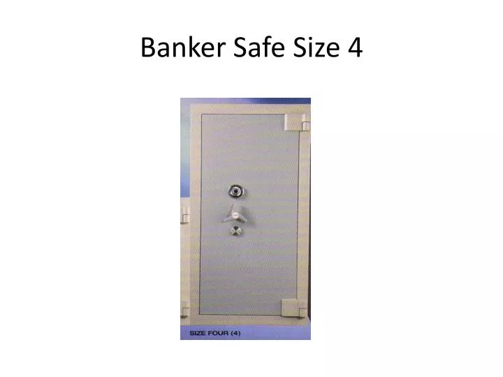 banker safe size 4