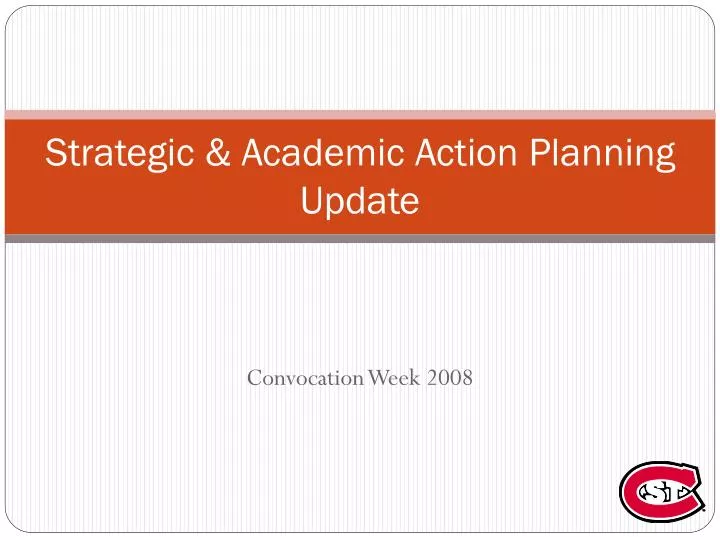 strategic academic action planning update