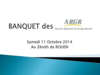 banquet des
