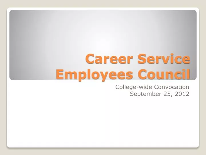career service employees council