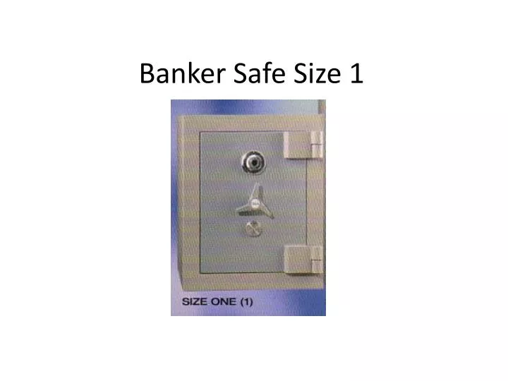 banker safe size 1