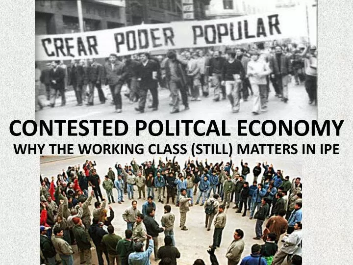 contested politcal economy