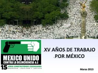 xv a os de trabajo por m xico