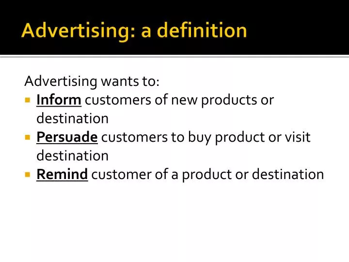 advertising a definition
