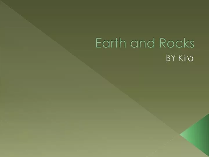 earth and rocks