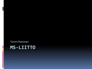 MS-Liitto
