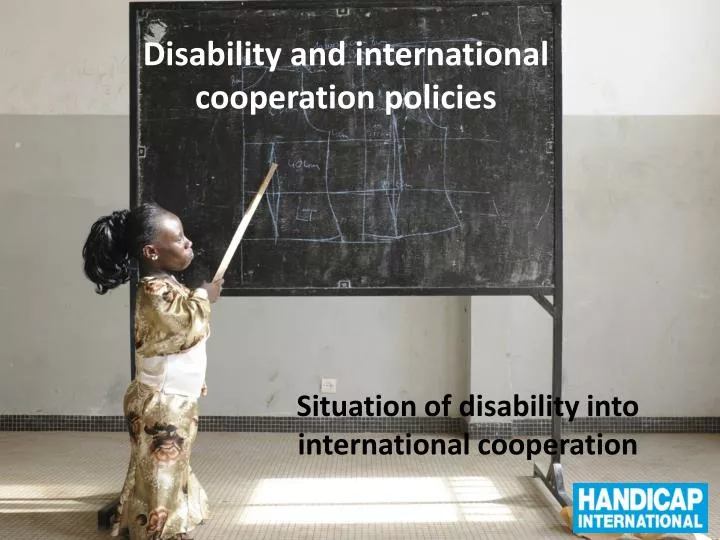 disability and international cooperation policies