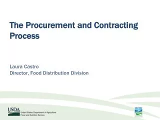 The Procurement and Contracting Process
