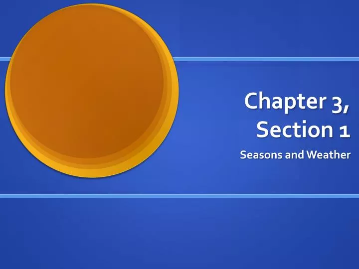 chapter 3 section 1