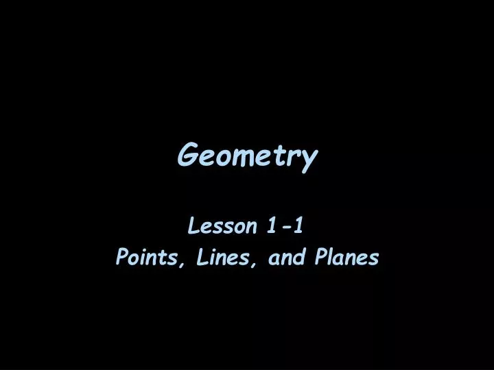 geometry