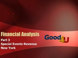 Financial Analysis