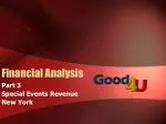 Financial Analysis - slide 1