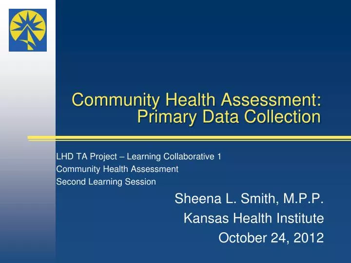 community health assessment primary data collection