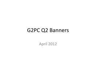 G2PC Q2 Banners