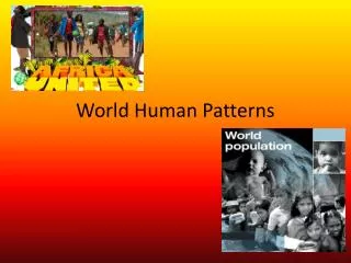 world human patterns