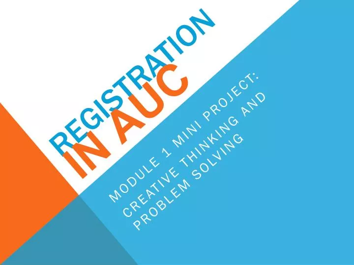 registration in auc
