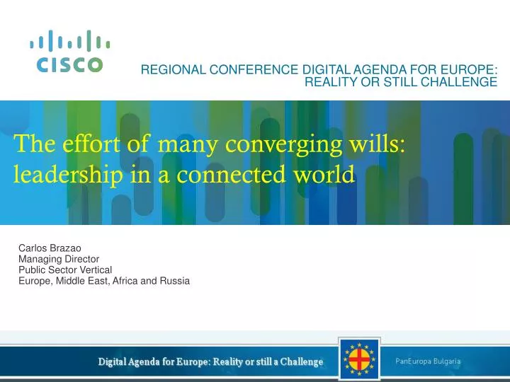 regional conference digital agenda for europe reality or still challenge