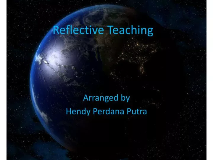reflective teaching