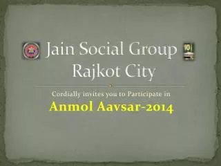 Jain Social Group Rajkot City