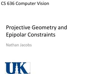 Projective Geometry and Epipolar Constraints