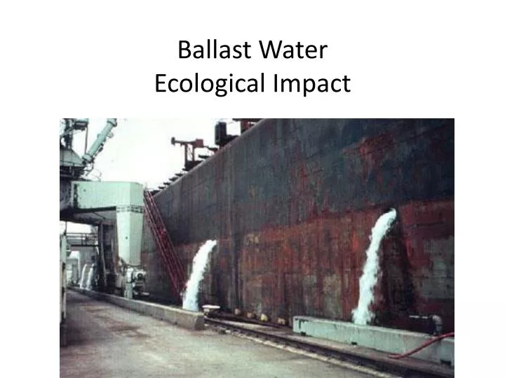 ballast water ecological impact