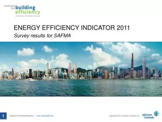 Energy efficiency indicator 2011