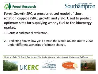 Context and model evaluation.