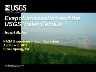 Evapotranspiration and the USGS Water Census