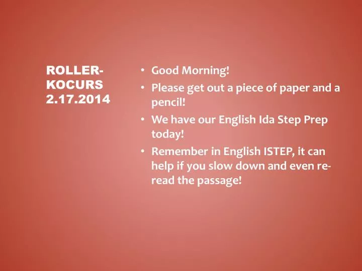 roller kocurs 2 17 2014