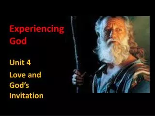 Experiencing God