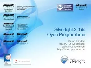 silverlight 2 0 ile oyun programlama