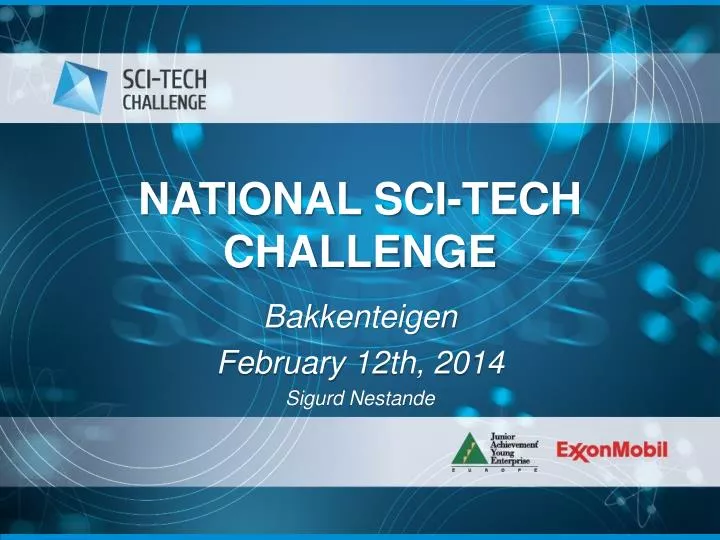 national sci tech challenge