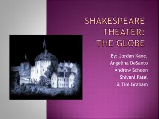 Shakespeare theater: the globe