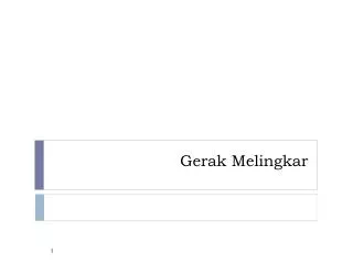 gerak melingkar