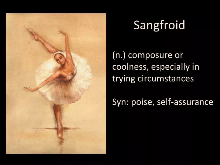 sangfroid