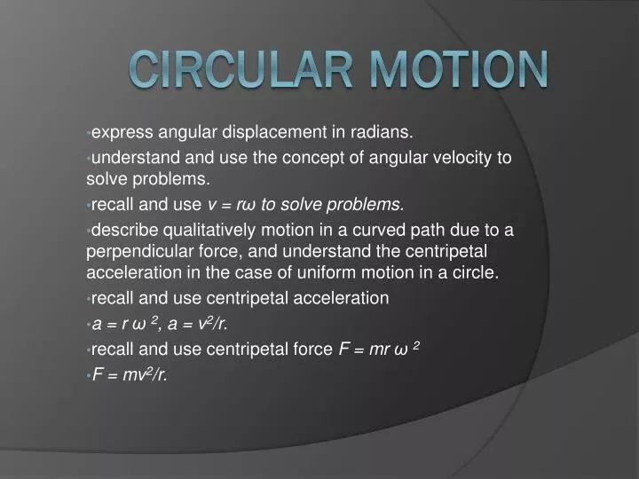 circular motion