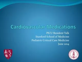 Cardiovascular Medications